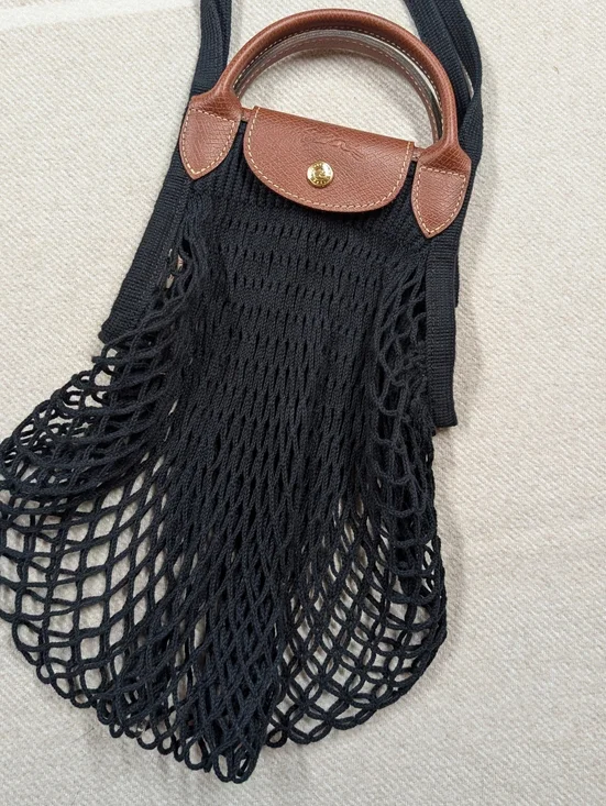 LONGCHAMP Le Pilage Filet Canvas Top Handle BAG - Picture 9 of 13